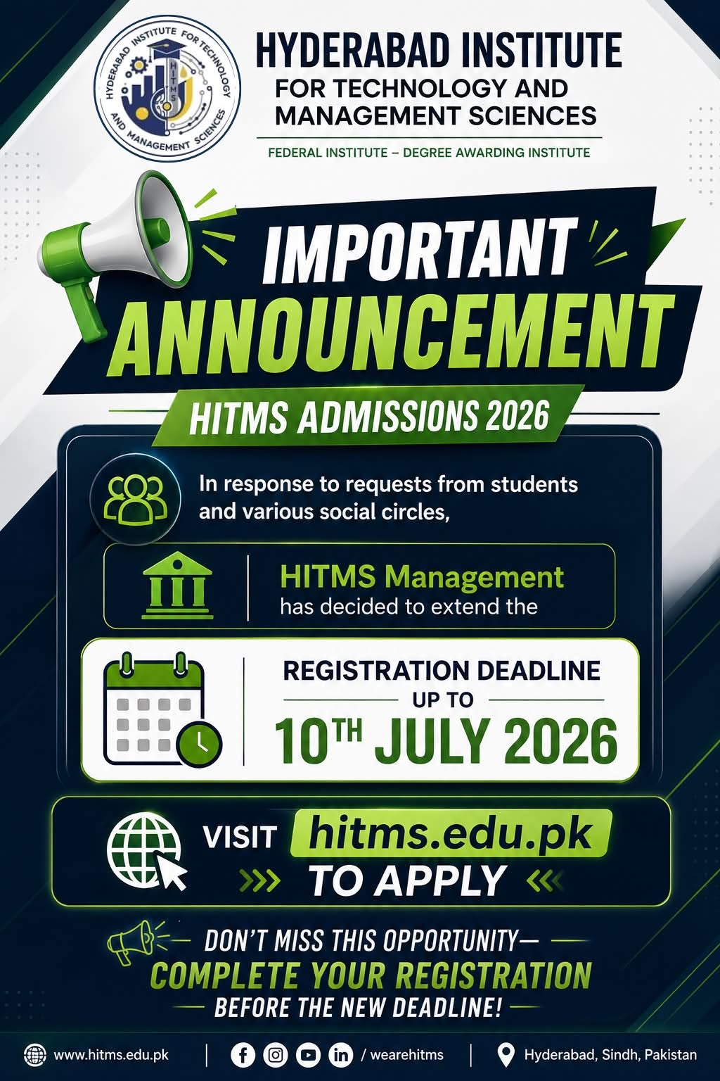 HITMS Admission Open 2026